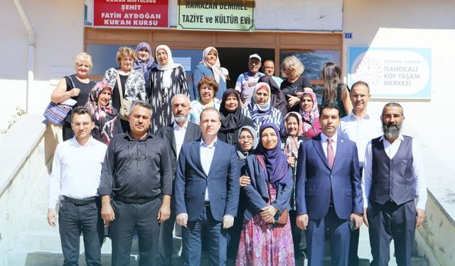 İsahocalı Köyü’nde el sanatları sergisi sanatseverleri büyüledi