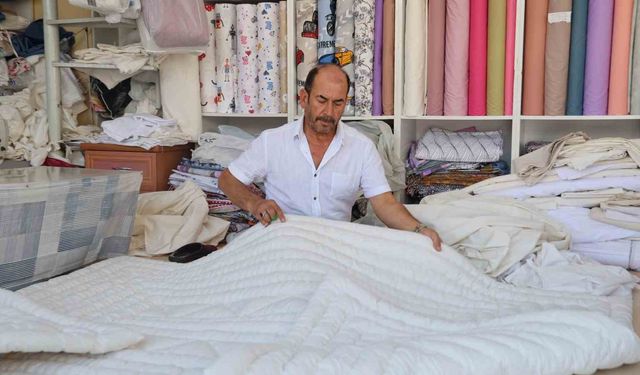 Kırşehir’de yorgancılık sezonu başladı