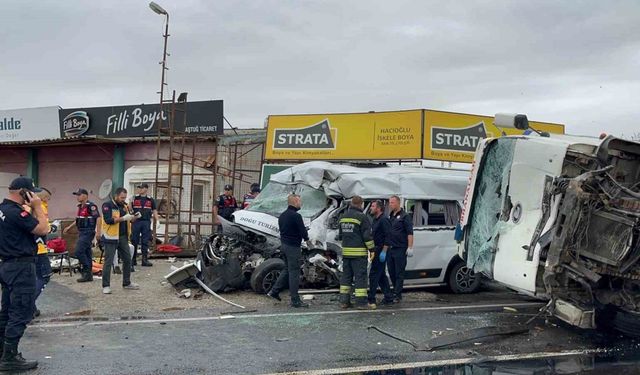 Tekirdağ’da korkunç kaza