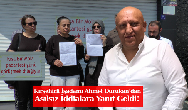Durukan: “Hakkımızda Yayılan Haberler Asılsız”