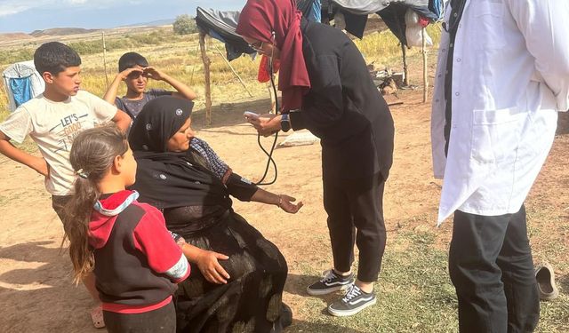 Çiçekdağı’nda mevsimlik tarım işçilerine sağlık taraması yapıldı