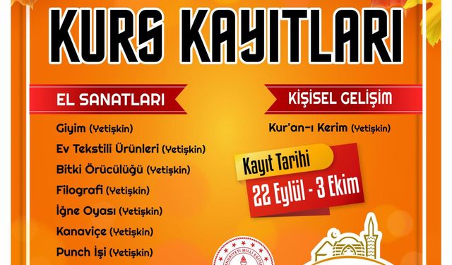 El sanatlarından kişisel gelişime: Yenice Kültürevi’nde kurslar başlıyor