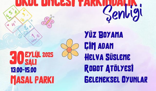 Kırşehir’de minikler için renkli okul öncesi farkındalık şenliği