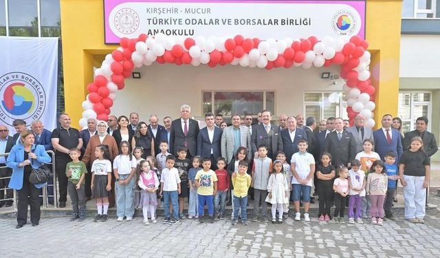 Mucur TOBB Anaokulu’nda geleceğe yatırım coşkusu