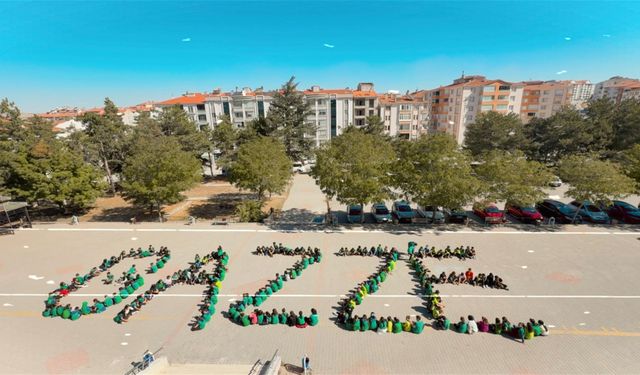 Mucur’da öğrencilerden Filistin’e farkındalık
