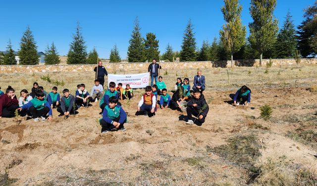 Mucur’da fidanlar toprakla buluştu!