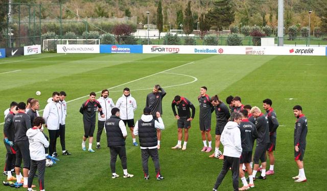 A Milli Futbol Takımı, Gürcistan maçının hazırlıklarına başladı