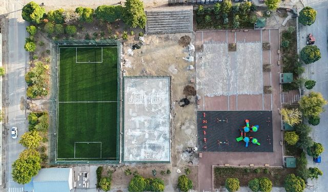 Akpınar’da spor tesisleri hazırlanıyor: Gençler çok yakında sahada!