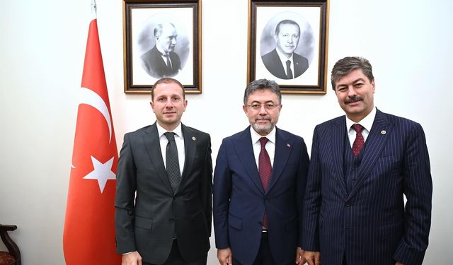 Erkan, Kırşehir’in tarım talepleri Bakan Yumaklı ile görüştü
