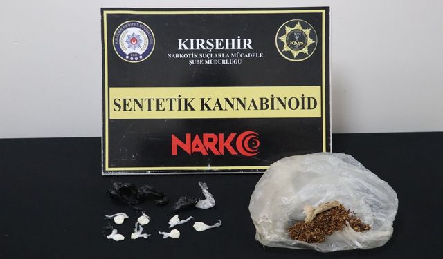 Kırşehir’de yasaklı madde ve hammaddesi ele geçirildi!