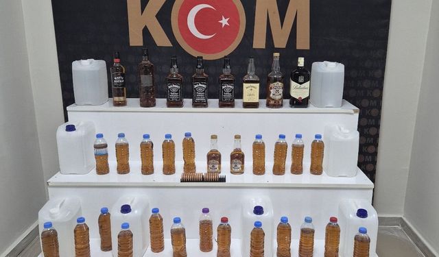 Kırşehir'de kaçak içki operasyonu!