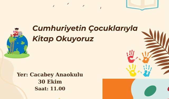 Kırşehir’de minikler Cumhuriyet coşkusunu kitaplarla yaşayacak