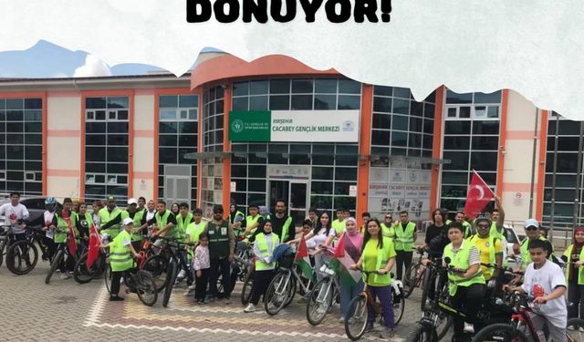 Kırşehir’de pedallar Gençlik ve Spor Festivali için dönecek