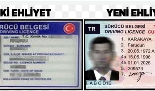 Eski ehliyetler için son tarih 31 Ekim!