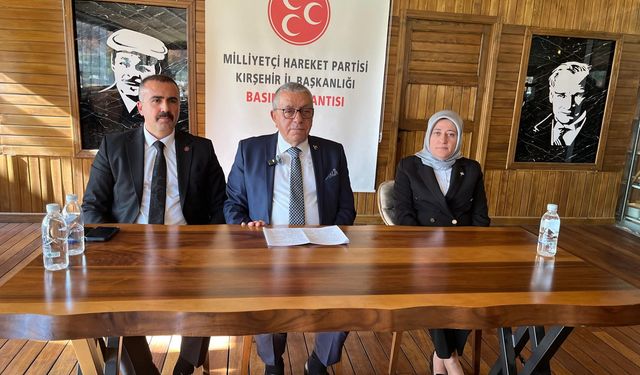 Kırşehir’de MHP’den dayanışma vurgusu!