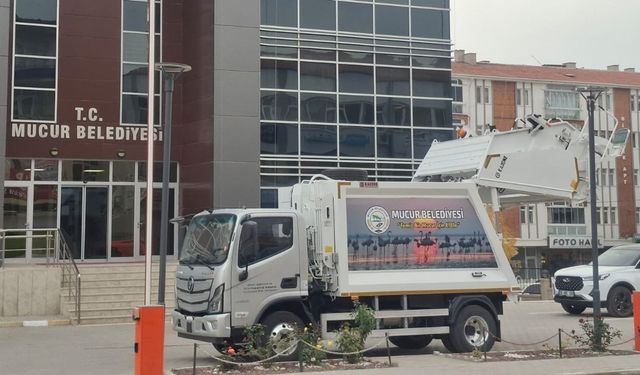 Mucur’a yeni çöp aracı tahsis edildi!