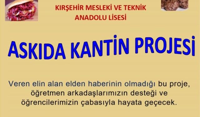 Askıda Kantin Projesiyle örnek dayanışma