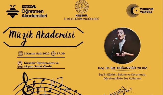 Doç. Dr. Satı Doğanyiğit Yıldız’dan öğretmenlere ses eğitimi söyleşisi