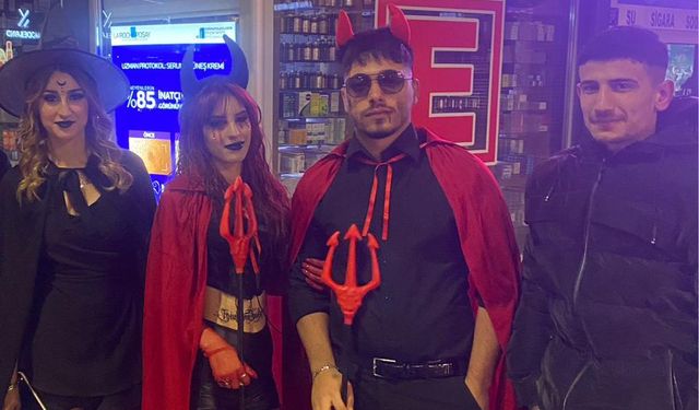 Kırşehir'de 'cadılar bayramı' kutlaması!