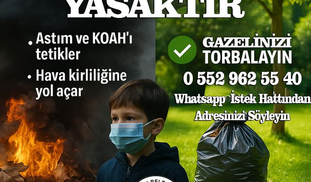 Kaman’da gazel yakımına karşı uyarı!