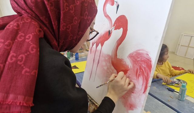 Kaman’da resim ve seramik atölyeleri sanatseverlerle buluşuyor