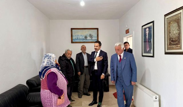 Kaymakam ve belediye başkanı hizmet adımlarını değerlendirdi