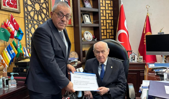 Kılıç, genel merkezde Bahçeli ile görüştü