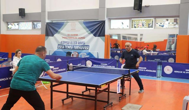 Kırşehir’de masa tenisi heyecanı başlıyor