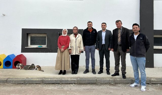 Öğrencilerden can dostlara sıcak bir dokunuş