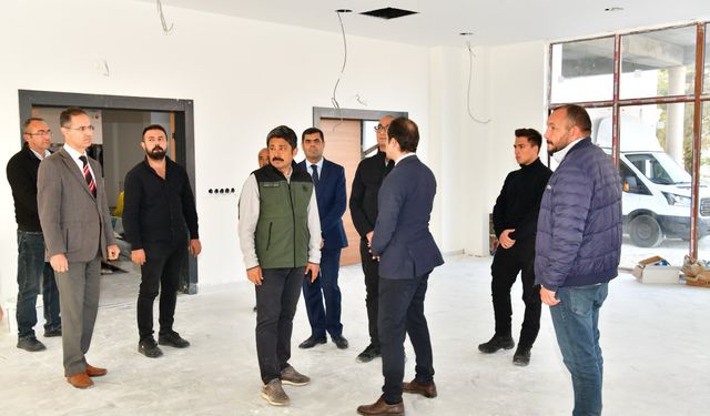 Vali Demiryürek, sağlık ve kamu yatırımları yerinde incelendi