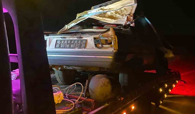 Kırşehir’de köpek kazası: Otomobil takla attı