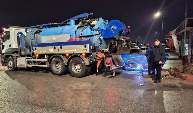 Sanayide taşan logarlar için gece operasyonu!
