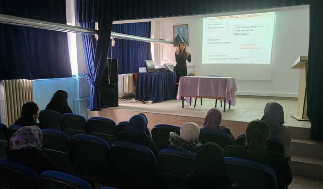 Öğrencilere hijyen ve sağlıklı beslenme eğitimi verildi