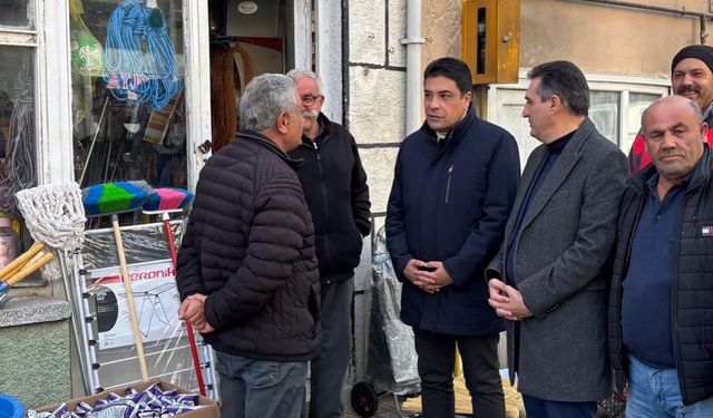 Baran Genç Mucur’da esnafla buluştu