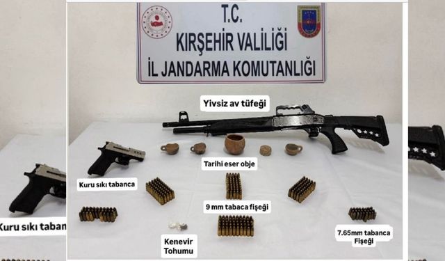 Çiçekdağı’nda ev aramasında yok yok