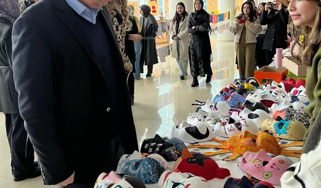 Çocukların yaratıcı dünyası sergiye taşındı