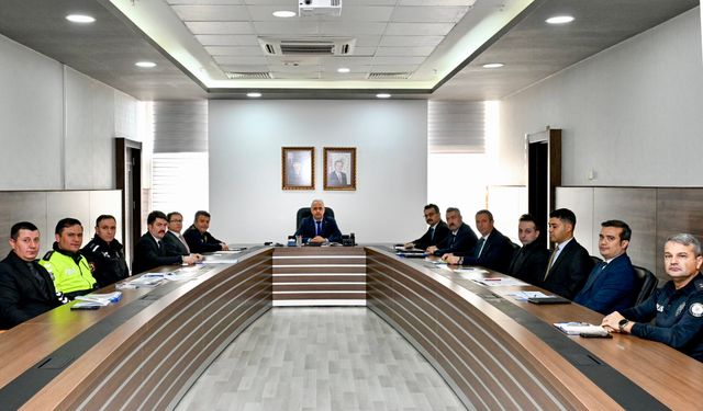 Huzurlu Kırşehir için stratejik toplantı gerçekleşti!