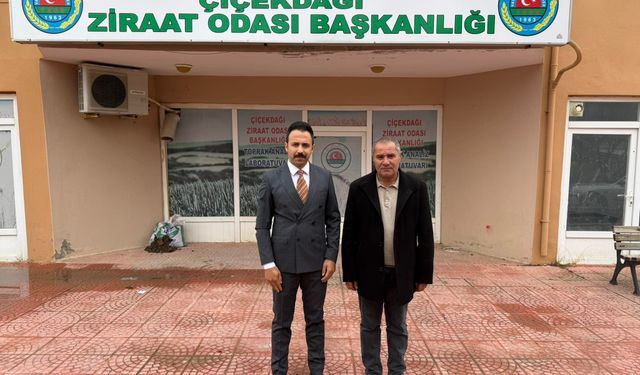Kaymakam Öğüt, Ziraat Odası’nda incelemelerde bulundu