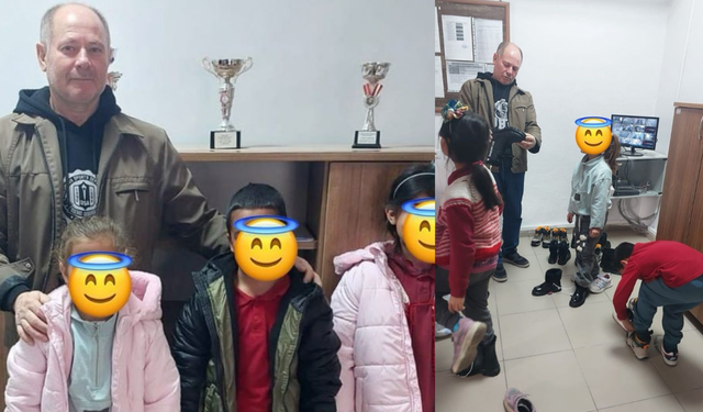 Akçakent’te öğrencilere mont ve bot desteği