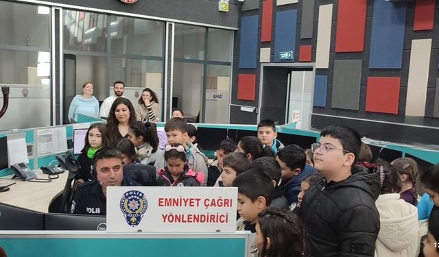 Hayat kurtaran numara 112 miniklere anlatıldı