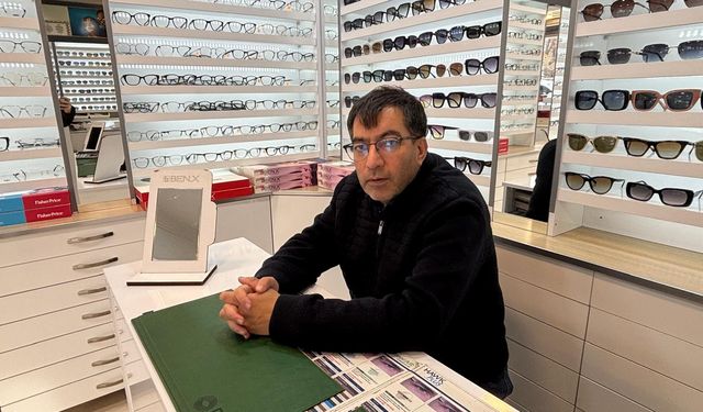 Kırşehir’de gözlükçü esnafı ve sağlık sistemi zor günler yaşıyor