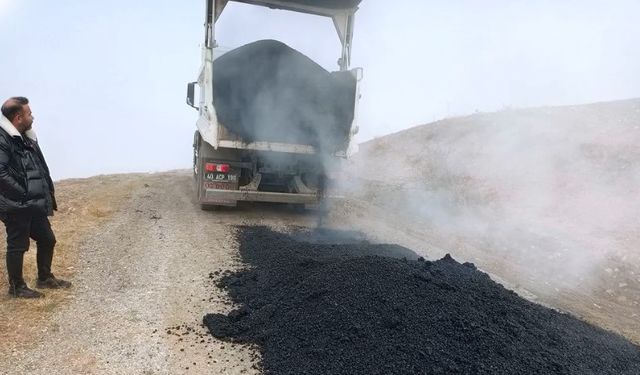 Köy yollarında konfor ve güvenlik artıyor