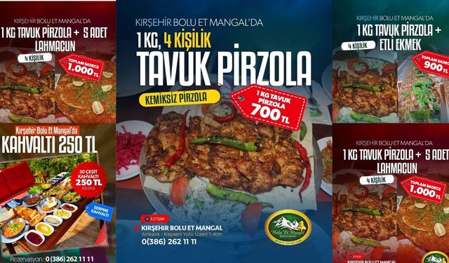 Lezzet fırtınası Kırşehir’de başladı