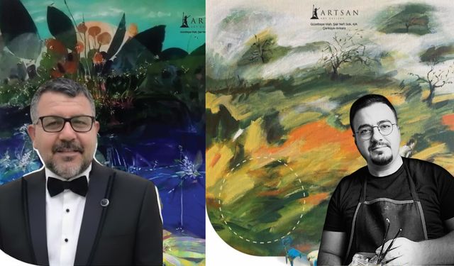 Kırşehirli akademisyenlerin ‘Yolcu’ ve ‘Akış’ sergileri Ankara’da açılıyor