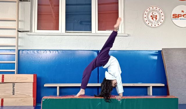 Çocuklar Cimnastikle Buluşmaya Devam Ediyor