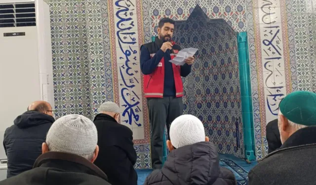 Mescidi Aksa Camii’nde Vatandaşlara Aile Destekleri Anlatıldı