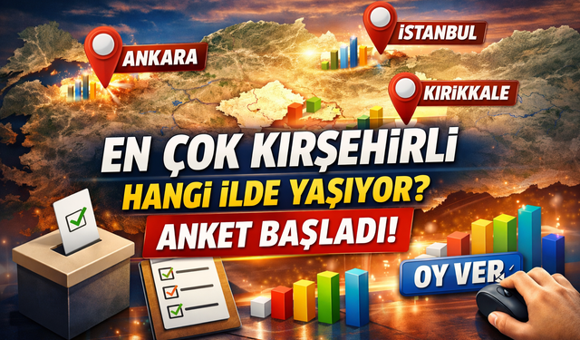 En Çok Kırşehirli Hangi İlde Yaşıyor?