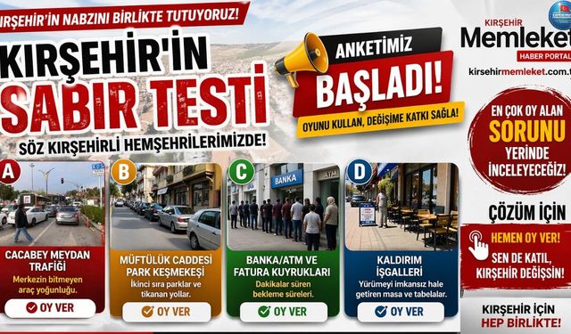 Sizce Kırşehir'in en büyük problemi ne?