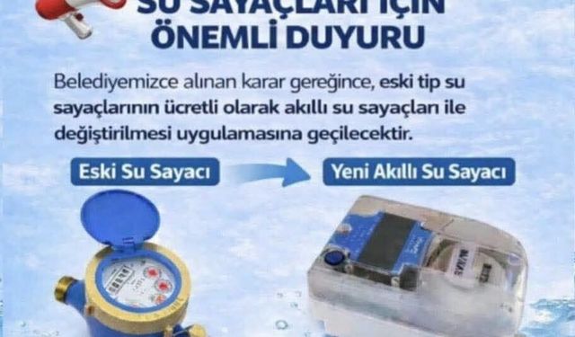 Eski Tip Su Sayaçları Tarih Oluyor