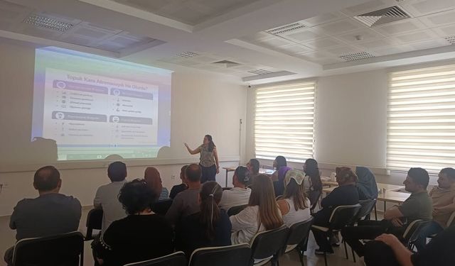 Akpınar'da bir damlanın önemi anlatıldı!